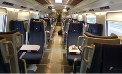 TRENITALIA(トレニタリア)の高速鉄道 1等と2等の違い写真